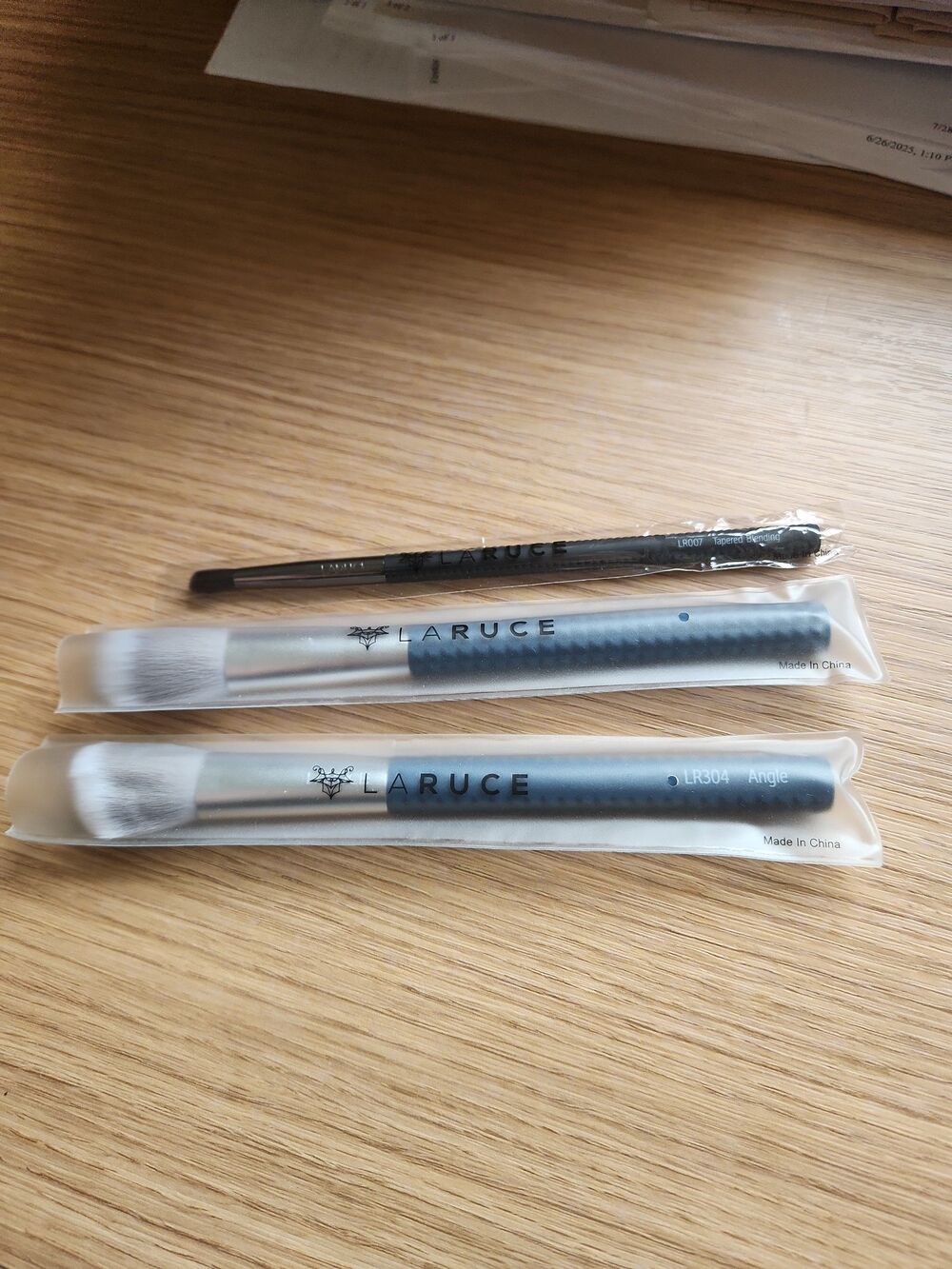 Laruce Set of 3 New Makeup Brushes